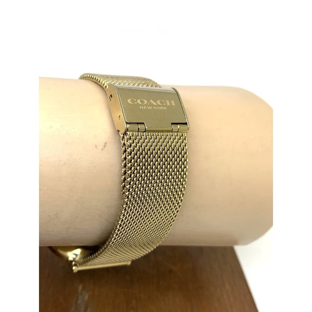 Coach Women's Watch 14503125 Quartz Grand Silver Dial 36mm Gold Stainless Steel - Picture 10 of 14